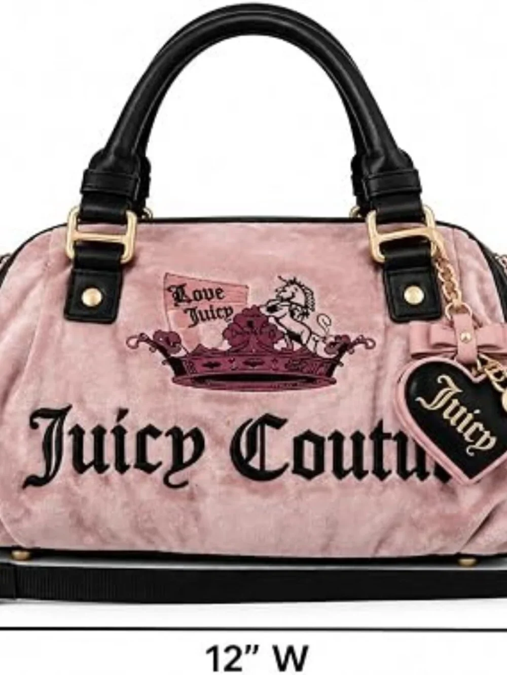 Juicy Couture Juicy Crown Crossbody Satchel Bag